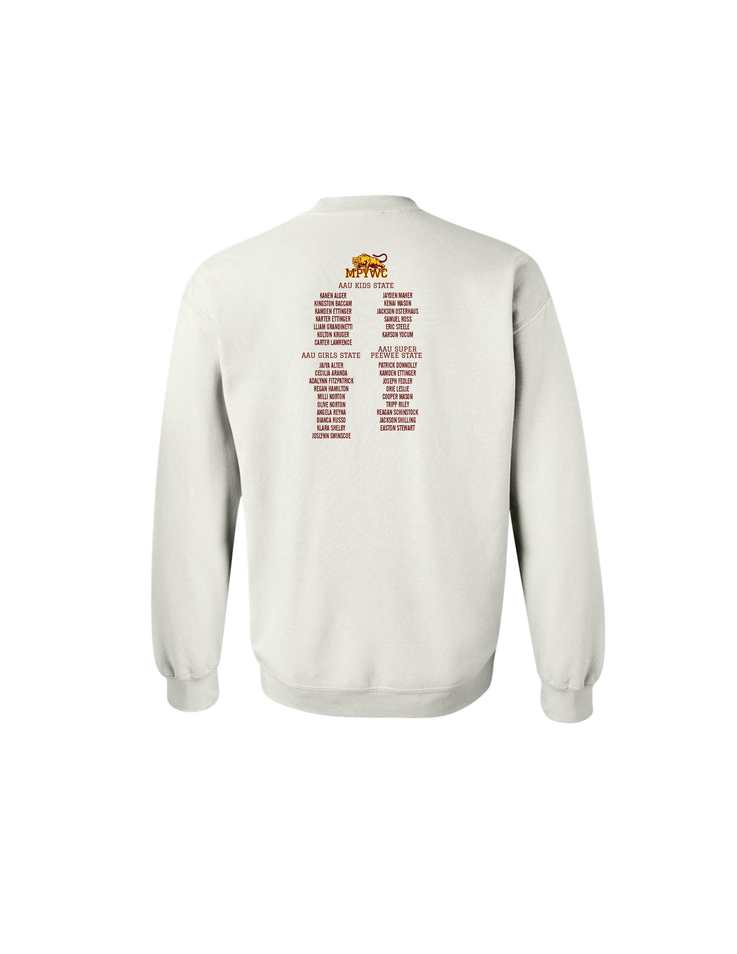 Mt. Pleasant AAU Wrestling - Crewneck Sweatshirt