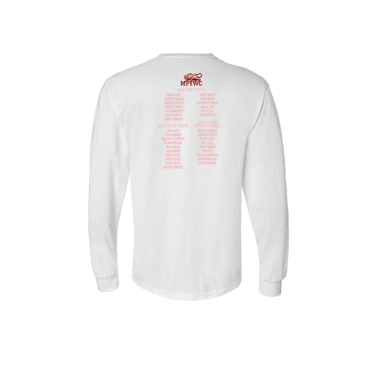 Mt. Pleasant AAU Wrestling - Long Sleeve