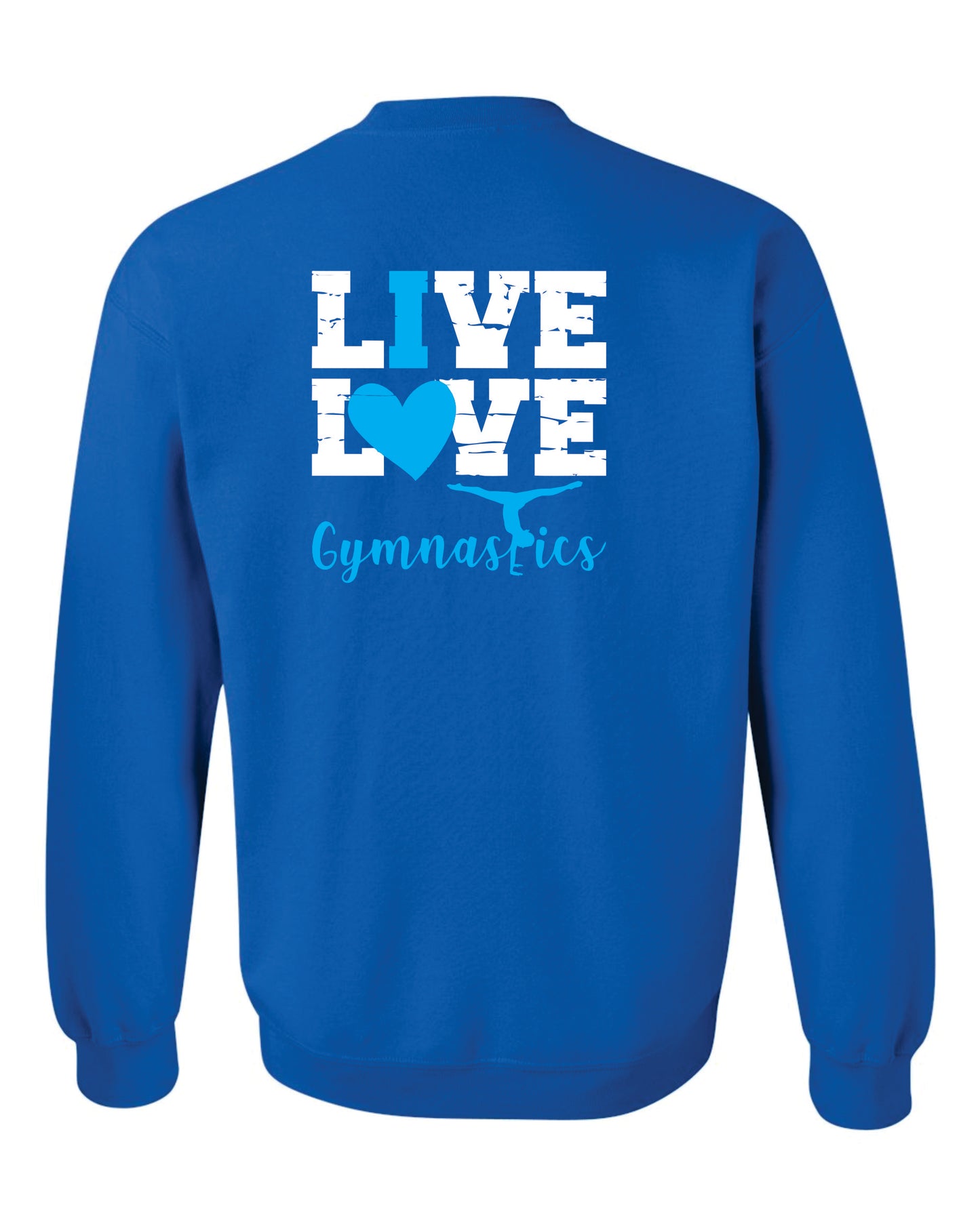 Burlington YMCA Apparel - Live Love Crewneck Sweatshirt