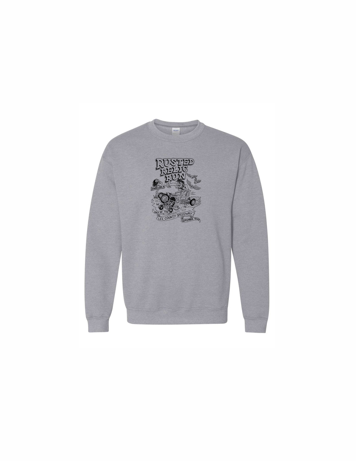 Rusted Relic Run 2025 - Crewneck Sweatshirt
