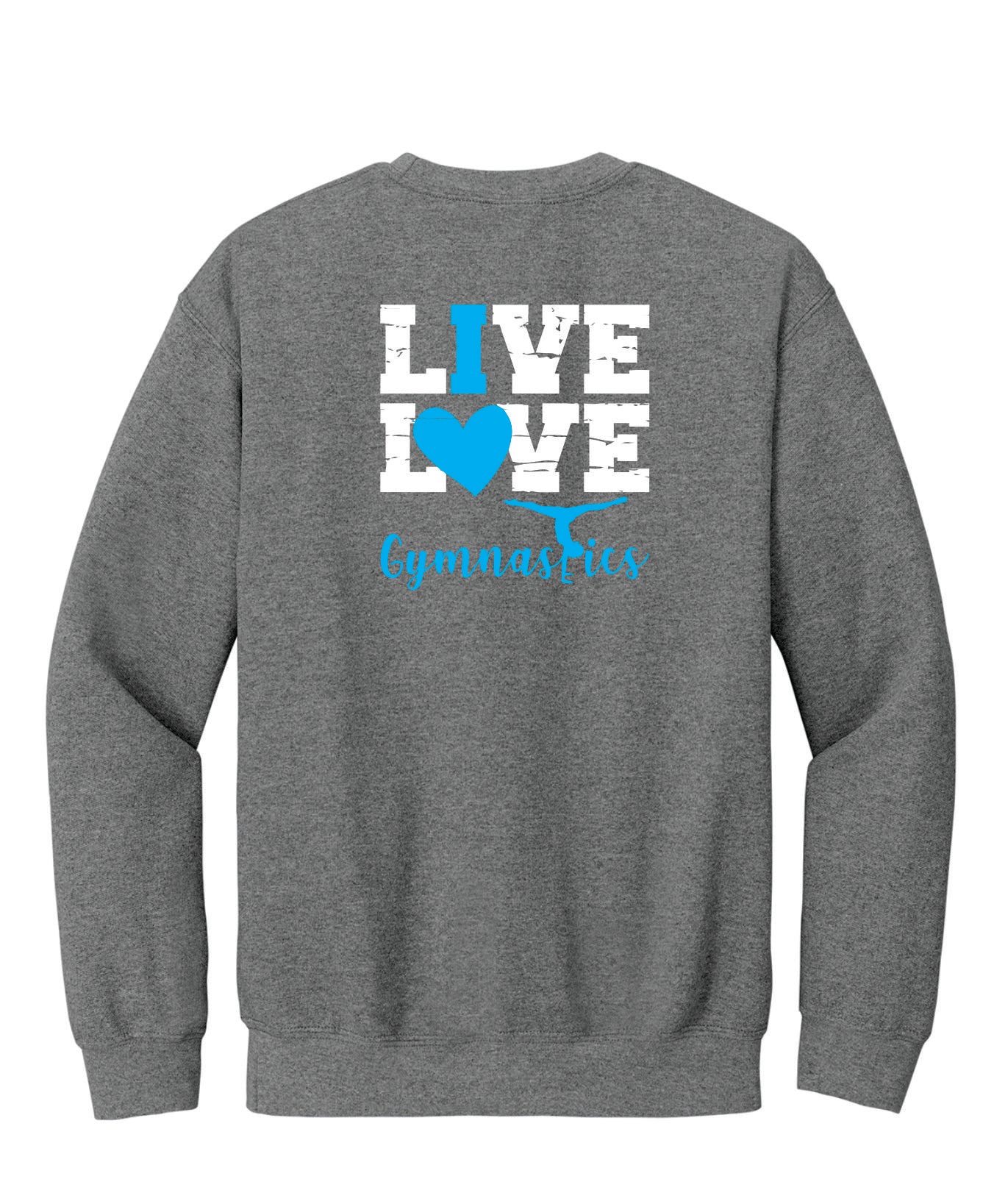 Burlington YMCA Apparel - Live Love Crewneck Sweatshirt