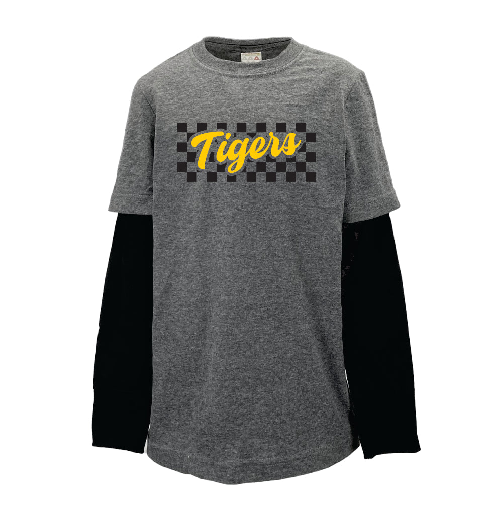 Checkered Tiger Design