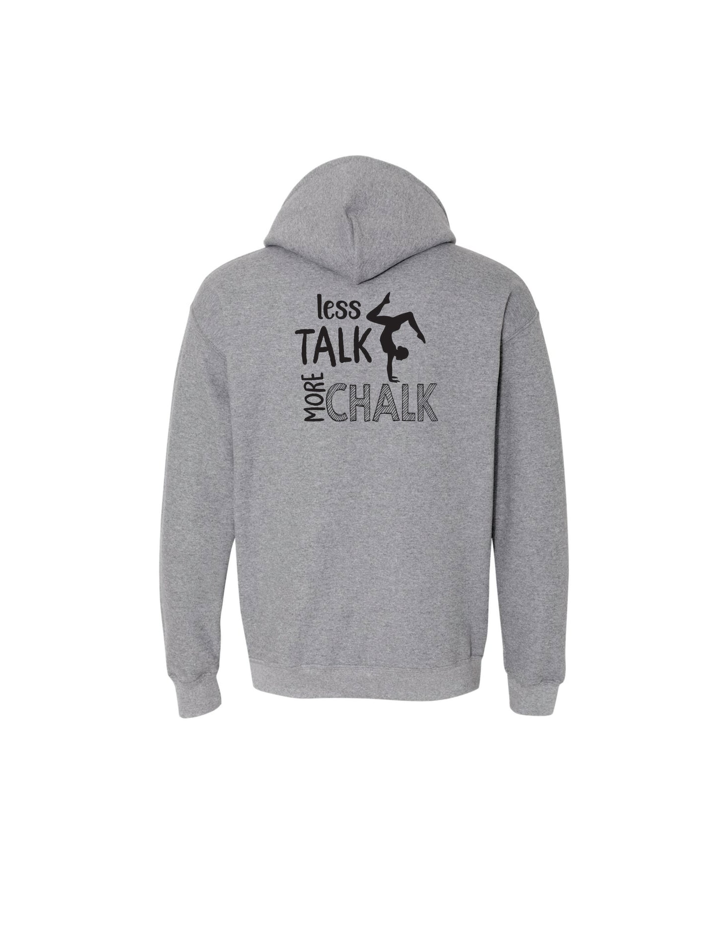 Burlington YMCA Apparel '26 - Less Talk More Chalk Hoodie