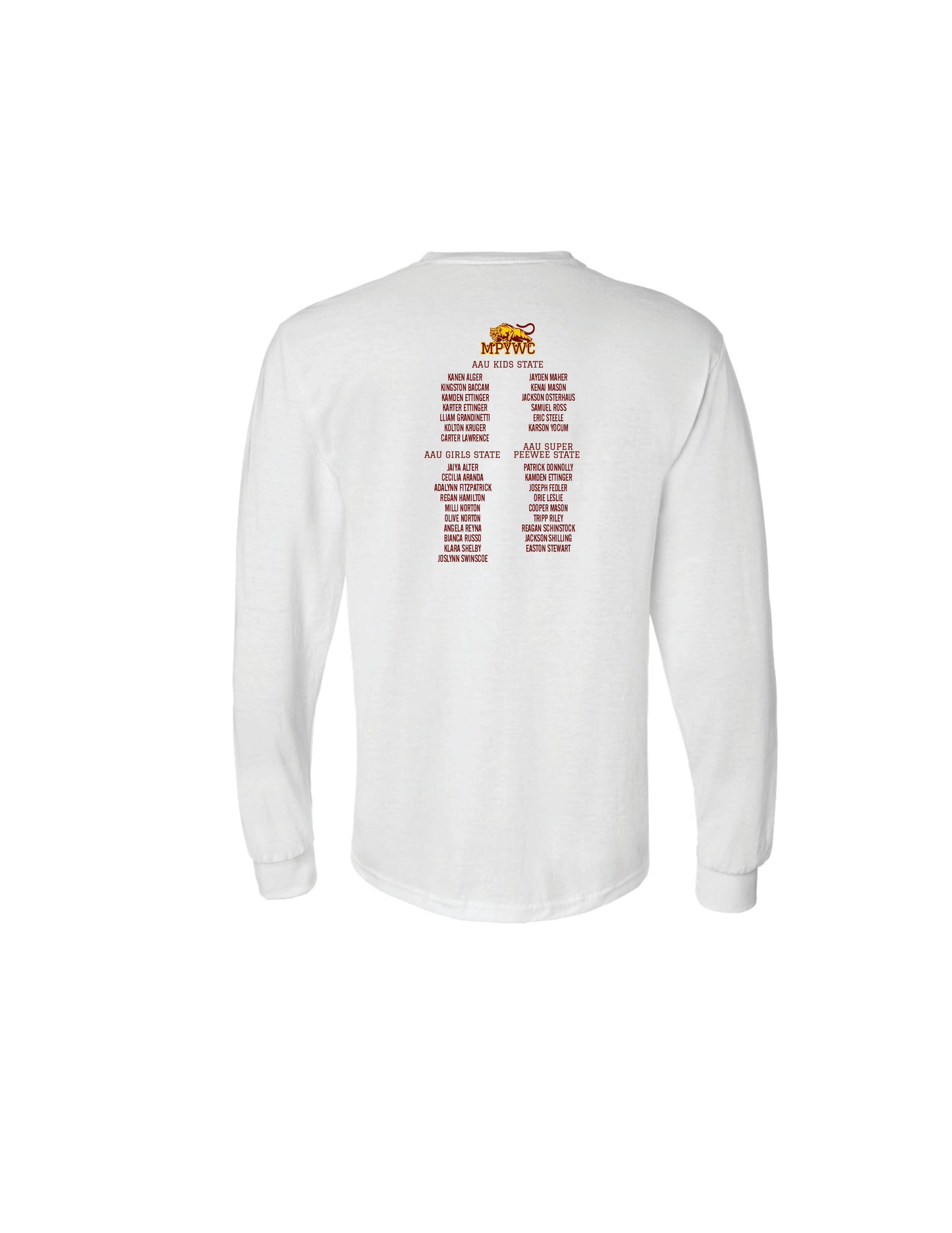 Mt. Pleasant AAU Wrestling - Long Sleeve