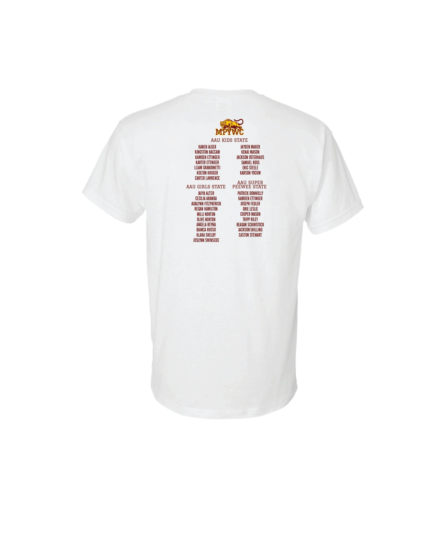 Mt. Pleasant AAU Wrestling - Tee