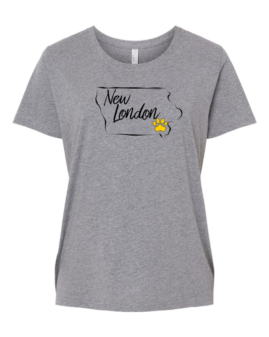 New London Curvy Women's T-Shirt